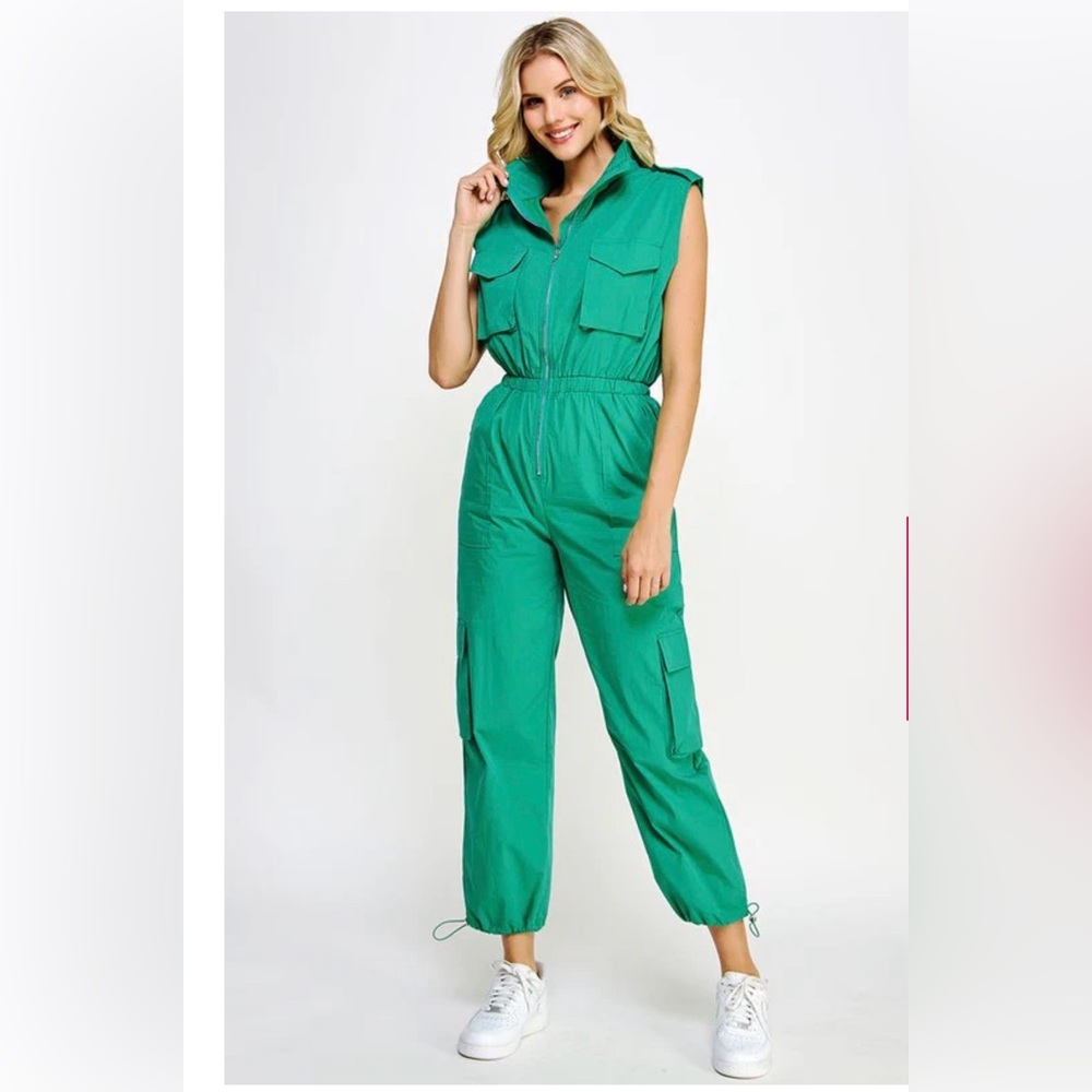 Palmr Green Caddy Jumpsuit - Picture 3 of 5